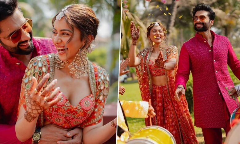 Actress Rakul Preet Singh Stuns in Mehendi Outfit, Shares Pictures