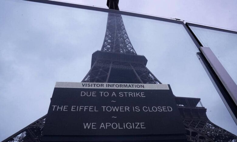 Strike forces Eiffel tower shutdown, disappointing tourists