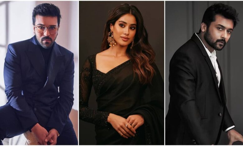 Janhvi Kapoor confirmed for Films with Ram Charan and suriya
