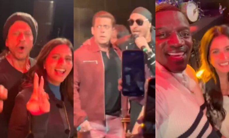 Akon gets SRK, Salman grooving at Ambani wedding