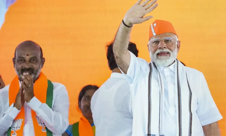 Prime Minister Modi Slams Congress and BRS, Accuses Them of Dashing Telangana's Hopes