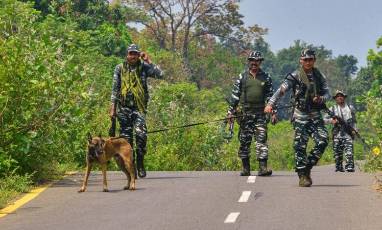 Six Naxalites were killed in a confrontation with security personnel in Bijapur, Chhattisgarh, including two women.