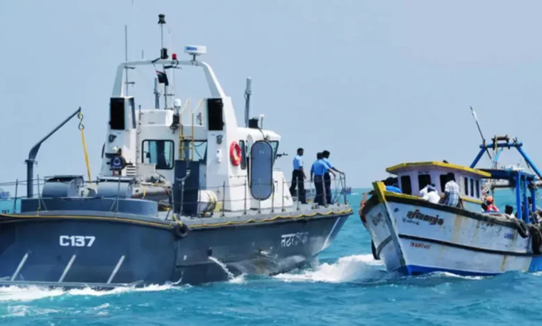 The Sri Lankan Navy has detained seven fishermen from Tamil nadu.