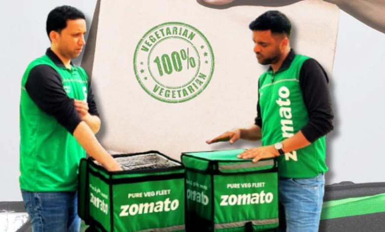 Zomato Reverses 'Pure Veg' Fleet Color Differentiation Following Feedback