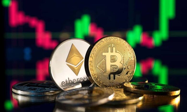 Cryptocurrency Market Faces Losses as Bitcoin and Ether Experience Price Dips