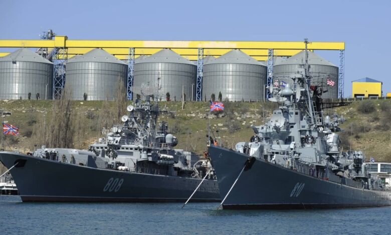 Ukraine claims to have fired a missile toward a warship that Russia had taken from it in 2014.