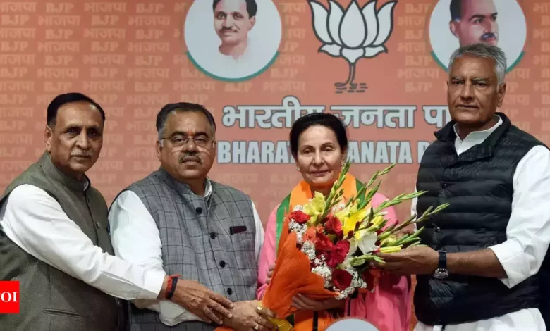 Daughter-in-law of Former Congress Leader Joins BJP, Surprising Political Shift