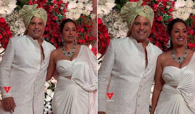 Govinda's Unique Gesture at Arti Singh's Wedding refrains from traditional touching of feet wishes jeete raho khush raho Instead (1)