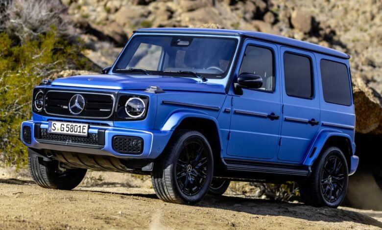 Mercedes-Benz unveils all-electric G 580 SUV with quad-motor drivetrain