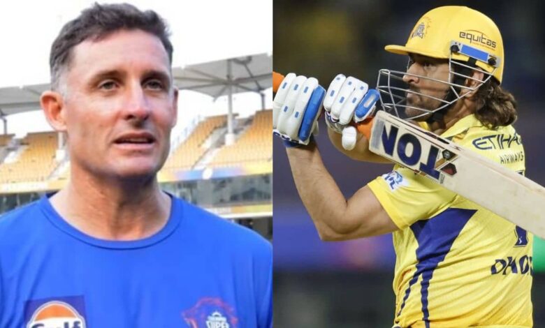With his 'never-seen-before' six, MS Dhoni has fulfilled CSK batting coach Mike Hussey's spectacular pre-game prediction.