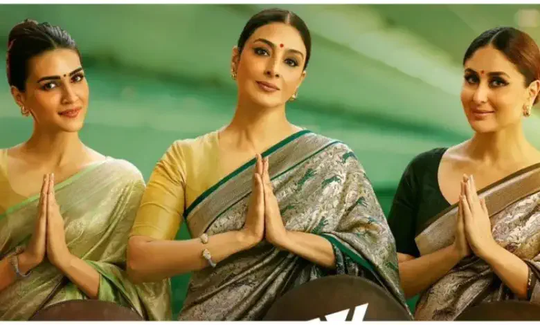 Over 8 crore is earned by Tabu, Kareena, and Kriti's crew, bringing the total to 70 crore globally.