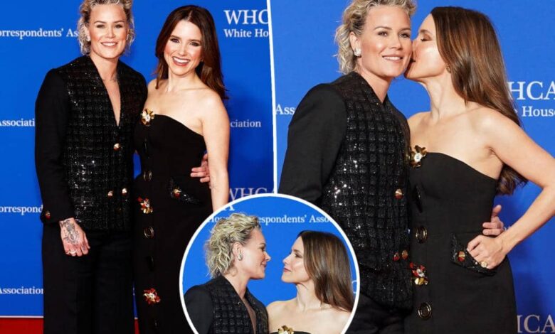 Sophia Bush and Ashlyn Harris make debut as a couple at White House dinner (1)