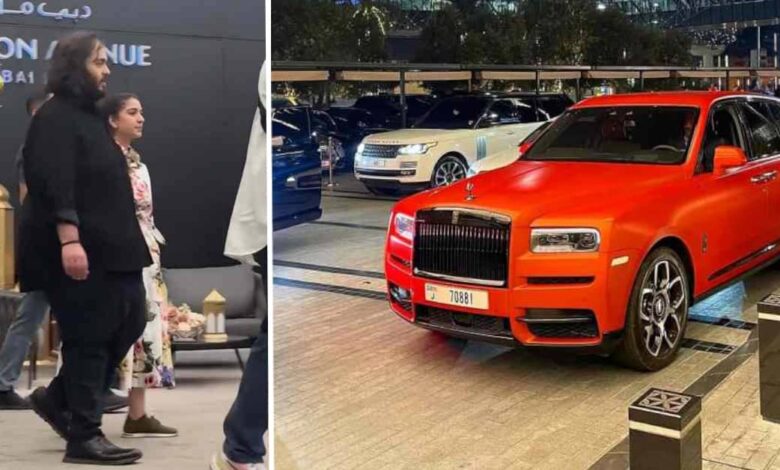 Anant Ambani's Dubai Shopping Spree Creates Waves, Rolls Royce and Security in Spotlight