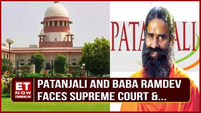 "Total resistance": Baba Ramdev apologizes to the Supreme Court in the case of deceptive advertisements