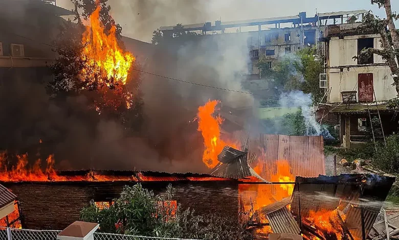 Days before the second round of voting, three explosions destroy a bridge in Manipur.