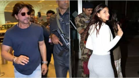 Shah Rukh Khan Spotted with Suhana's Rumoured Boyfriend at Mumbai Airport