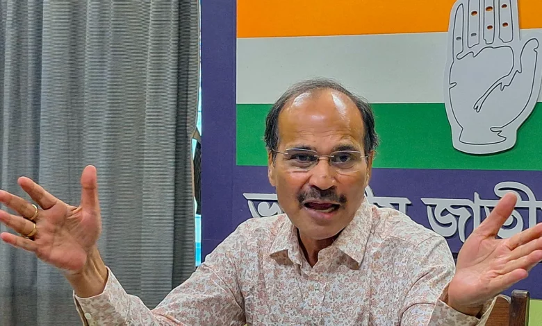 Adhir Ranjan Chowdhury's controversial remark on Ambani and adani: Video