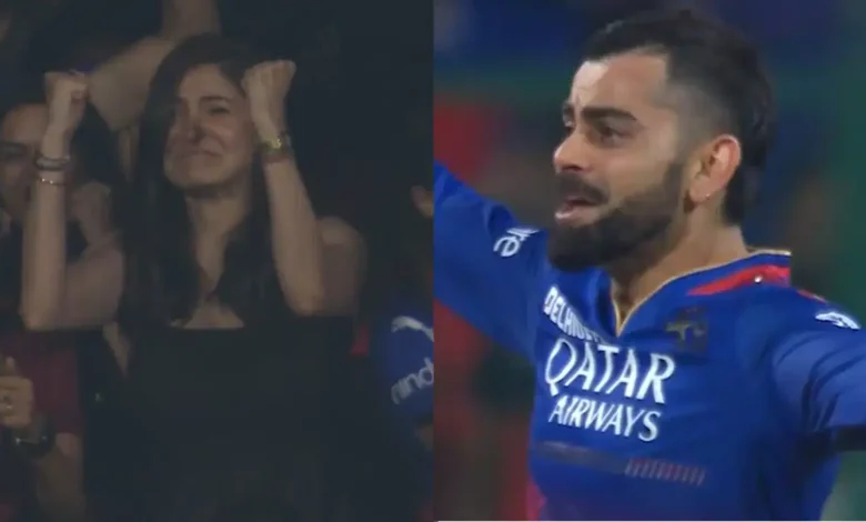 Anushka Sharma, Virat Kohli Tear Up as RCB Qualifies for IPL Playoffs