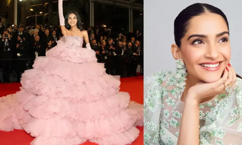 Fashion influencers Sonam Kapoor, Uorfi Javed, and Kusha Kapila praise Nancy Tyagi for her self-designed dress