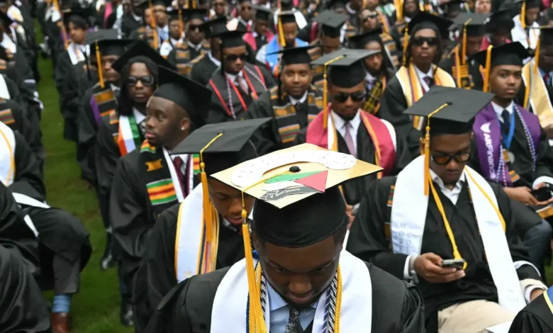 Morehouse Graduates Protest Biden's Gaza Stance at Commencement