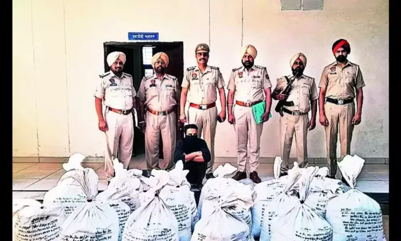 Ludhiana Police Bust Major Drug Racket, Seize 900 Kg Poppy Husk