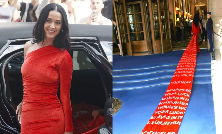Katy Perry Stuns in Lyrical Couture at Paris Fashion Week