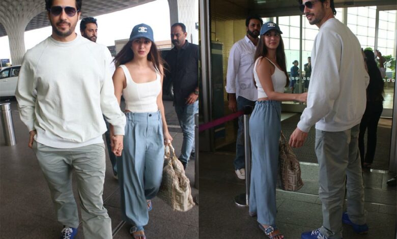 Sidharth and Kiara Spotted at Bombay Airport, Fans Eagerly Await Reunion