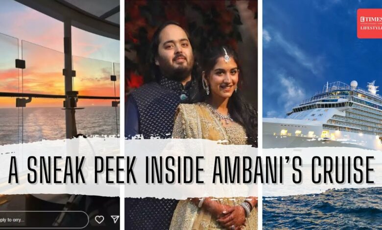 Viral Videos: Inside the cruise that hosted Anant Ambani, Radhika Merchant’s pre-wedding party in Europe