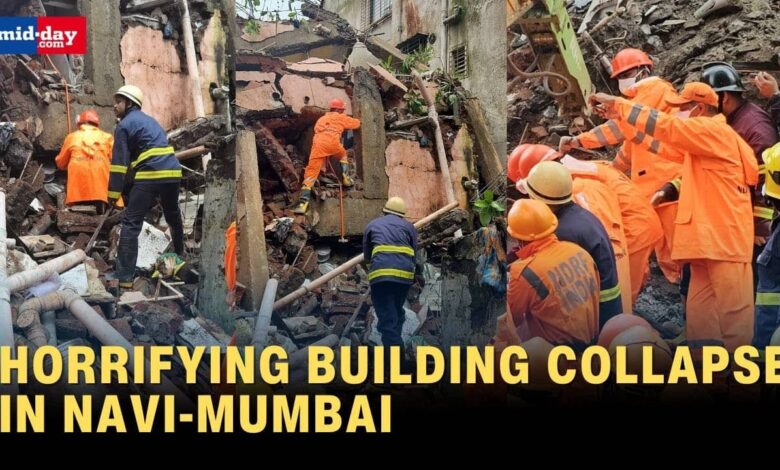 Navi Mumbai Building Collapse Claims Life, Rescue Ops Underway