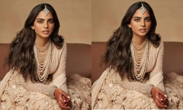 Isha Ambani's Sabyasachi Couture Steals the Show at Anant-Radhika Wedding