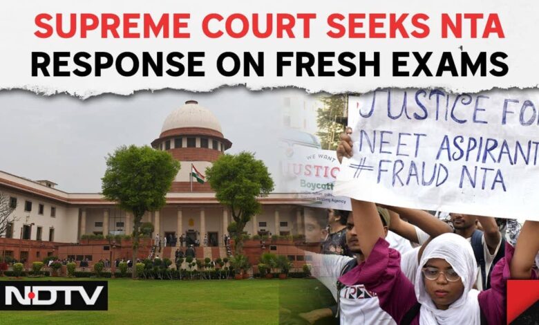 Supreme court upholds NEET exam, Rejects calls for Re-Test