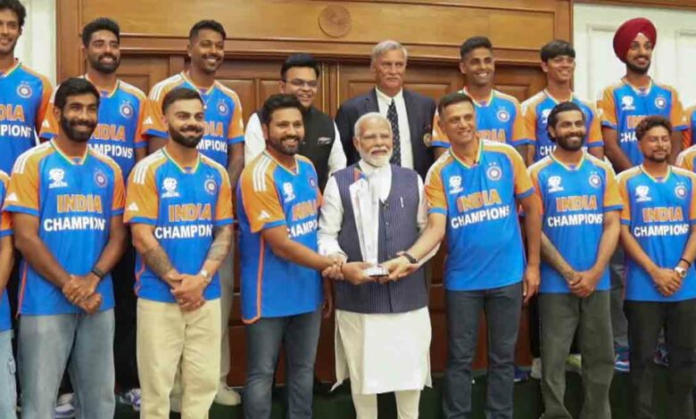 PM Modi Hosts Triumphant Indian Cricket Team at Private Ceremony