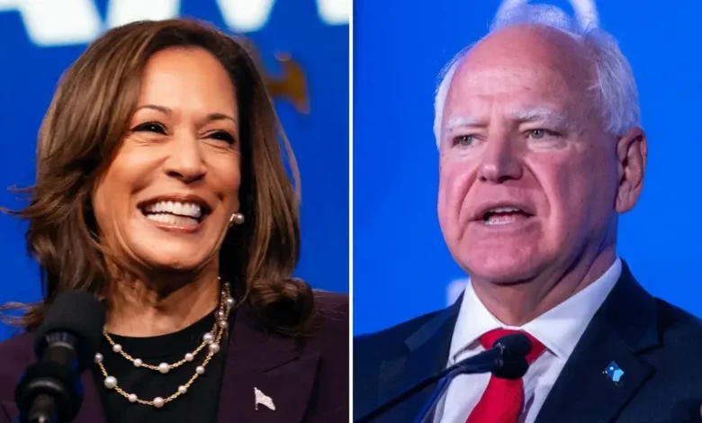 Kamala Harris taps Minnesota gov. Walz as 2024 running mate