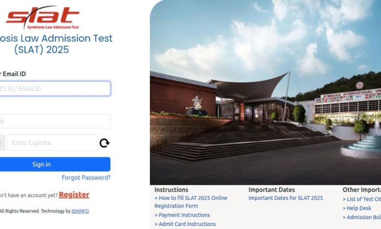 SLAT 2025 registration begins: Key details on eligibility and dates