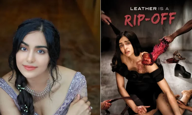 Adah Sharma Partners with PETA India to Combat Leather Cruelty