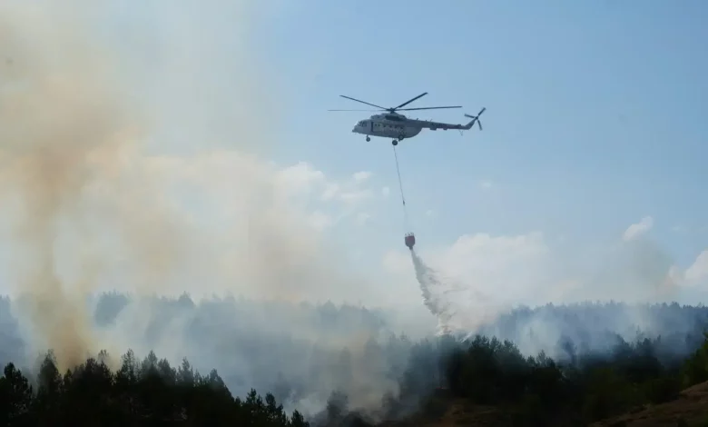 Wildfires Rage in Turkiye as Helicopters Join Firefighting Efforts