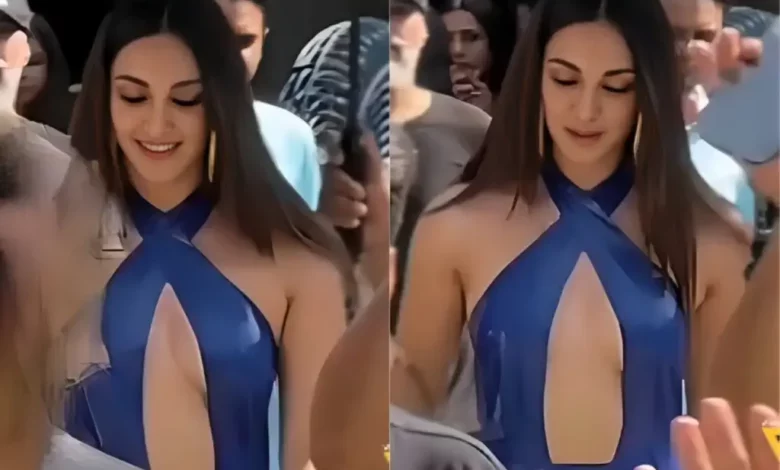 Kiara Advani channels Catwoman in sultry blue cut-out jumpsuit for a new photoshoot: Watch