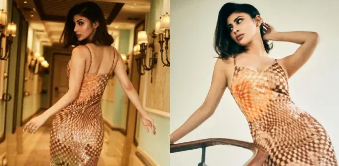 Mouni Roy Dazzles in Gold-Sequined Outfit, Shares Stunning Video