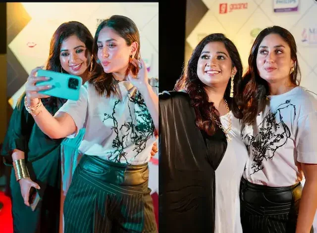 Shreya Ghoshal and Kareena Kapoor Khan's viral selfie moment