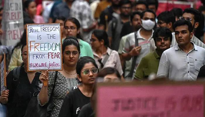 Kolkata doctors demand justice after rape-murder incident