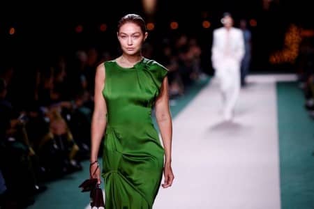 Victoria Beckham showcases minimalist dresses and tailoring at Paris Fashion Week