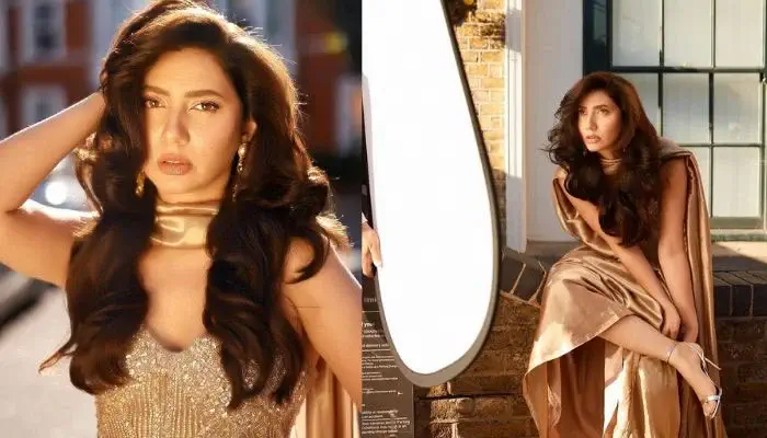 Mahira Khan stuns in a golden gown, embraces ethnic glamour