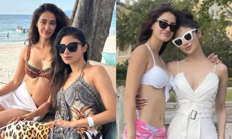 Disha Patani Celebrates Mouni Roy's Birthday with Stylish Throwback