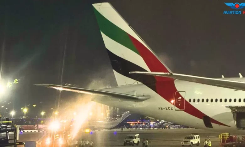 Smoke Erupts from Emirates Flight at Chennai Airport Before Takeoff