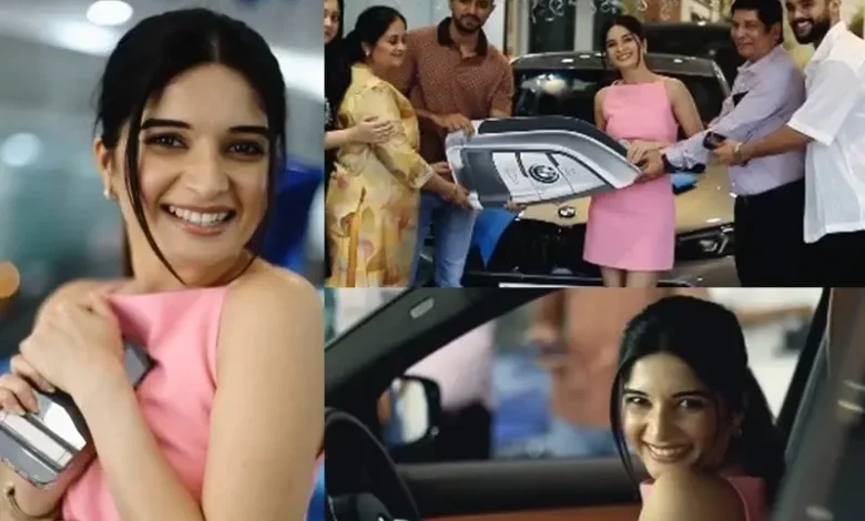 Bhavika Sharma Celebrates New BMW Purchase on Instagram