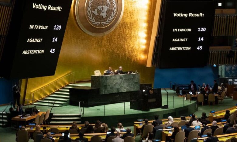 UN general assembly passes resolution on Israel-Palestine, India among 43 abstaining Nations