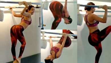 Malaika Arora shares back and hip flexor strengthening exercises with ankle weights