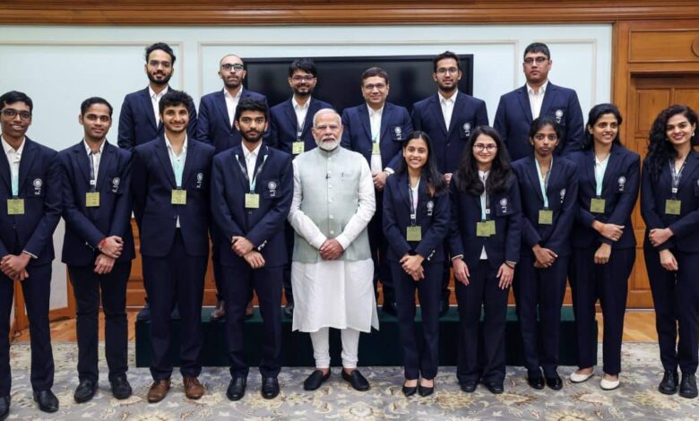 PM Modi Congratulates Indian Chess Teams on Historic Gold Medals