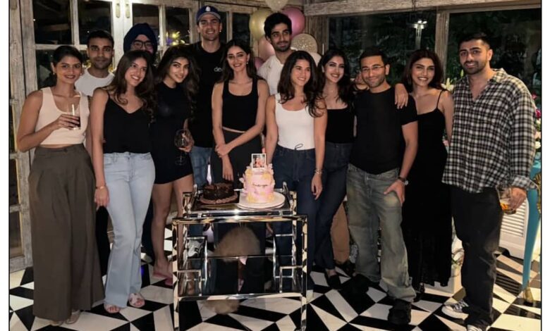 Ananya Panday celebrates birthday with friends and family