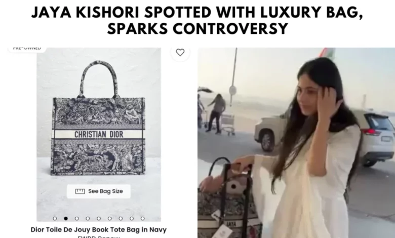 Jaya Kishori addresses controversy over dior bag appearance